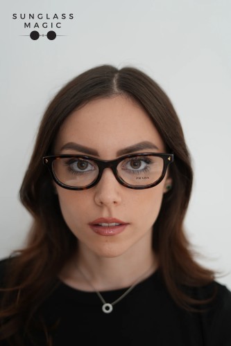 PRADA PR D01VU - 17N1O1 - 52 Optikai keretek Root havana Ovális