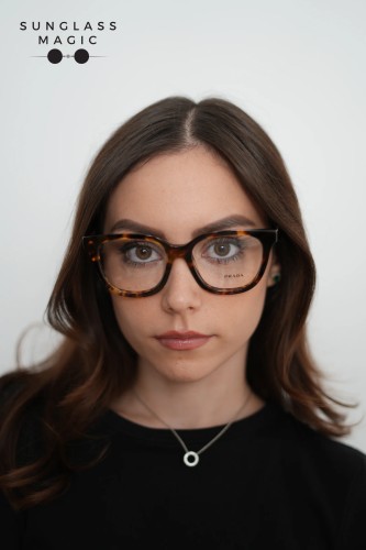 PRADA PR C11V - 14L1O1 - 53 Optikai keretek Méz teknős Pillangó