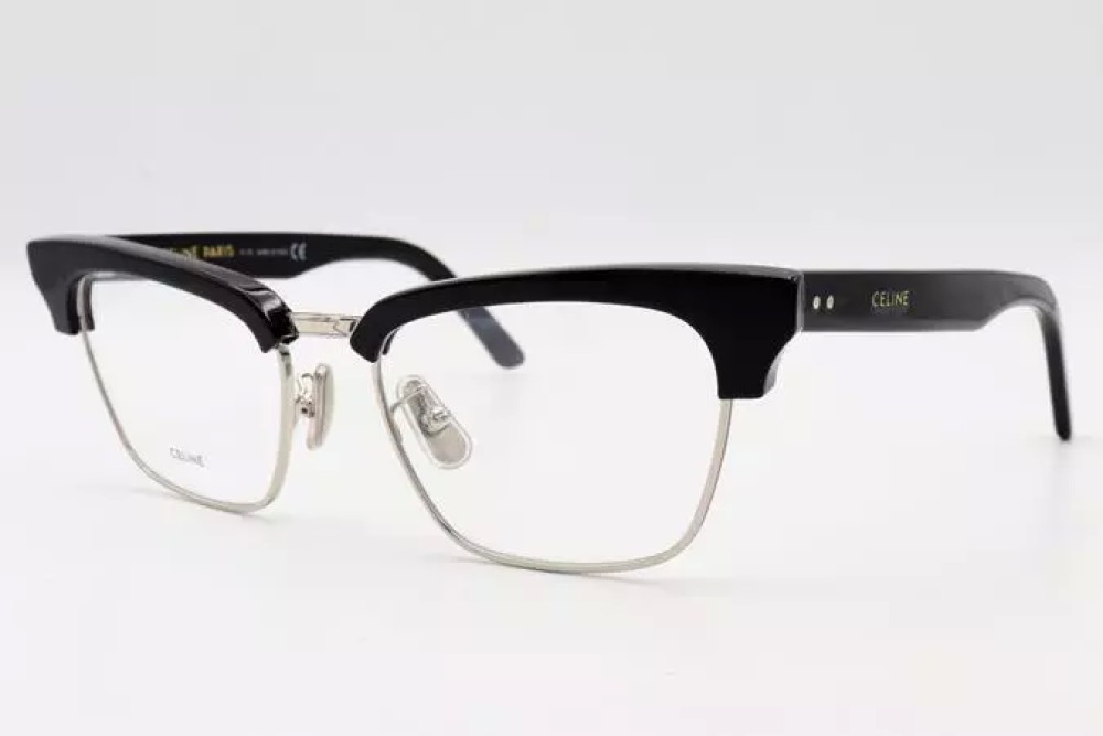 Celine CL50026U - 016 - 53 Optikai keretek Fekete,Arany Szögletes