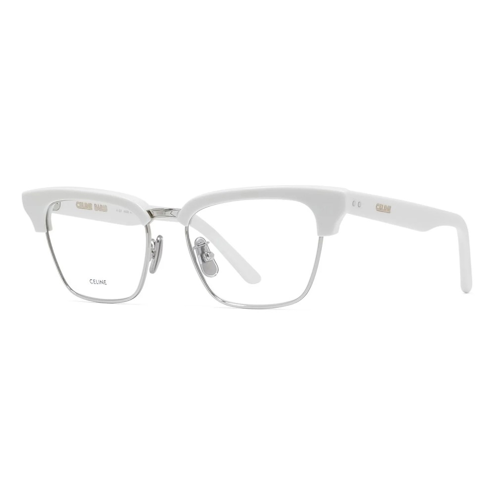 Celine CL50026U - 017 - 53 Optikai keretek Fehér,Ezüst Szögletes