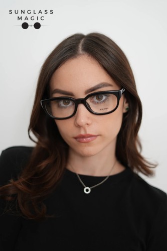 PRADA PR D03VU - 16K1O1 - 54 Optikai keretek Fekete Phantos