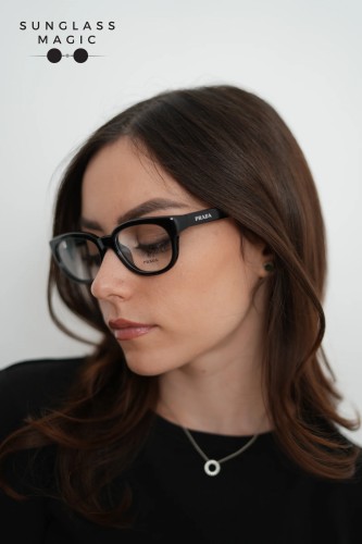 PRADA PR D03VU - 16K1O1 - 54 Optikai keretek Fekete Phantos