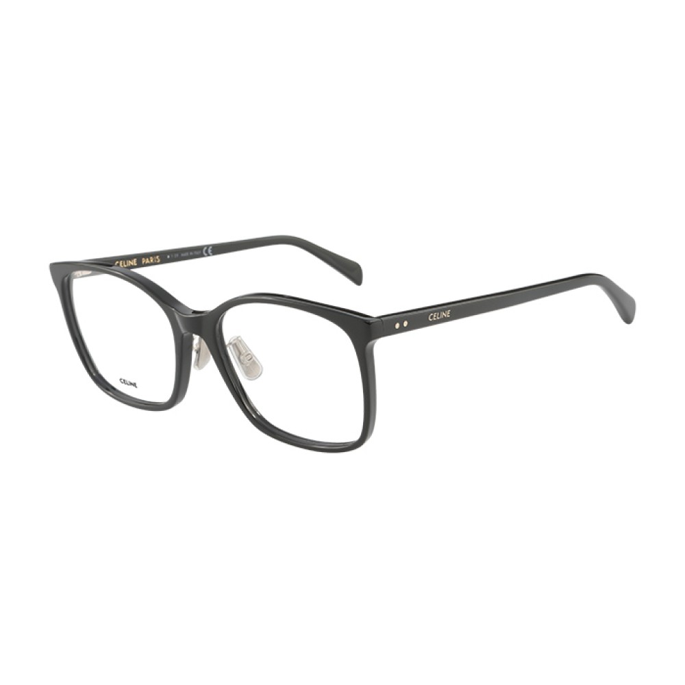 Celine CL50027J - 001 - 55 - KÉK-IBOLYA FÉNYT SZŰRŐ LENCSÉKKEL Optikai keretek Fekete Pillow (Lekerekített)