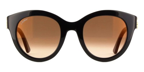 Cartier CT0436S - 002 - 50 Napszemüvegek Barna,Mintás Cat Eye (Macskaszem)