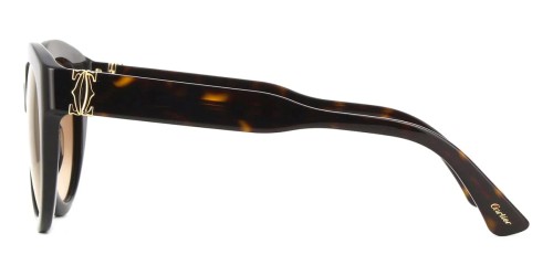 Cartier CT0436S - 002 - 50 Napszemüvegek Barna,Mintás Cat Eye (Macskaszem)