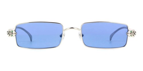 Cartier CT0473S - 004 - 54 Napszemüvegek Ezüst Szögletes