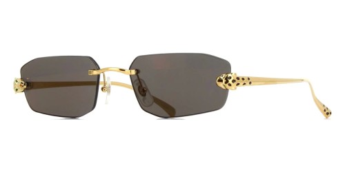 Cartier CT0474S - 001 - 56 Napszemüvegek Arany Szögletes