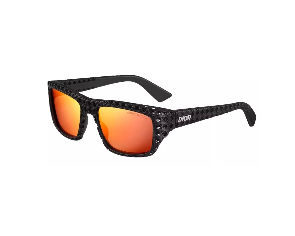 Dior DIOR3D S1I - 11J7 - 57 Napszemüvegek Fekete Szögletes