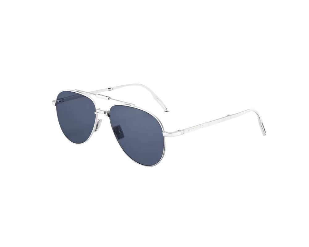 Dior DIOR90 A1U - F0B0 O - 57 - Összehajtható Napszemüvegek Ezüst Pilóta (Aviator)