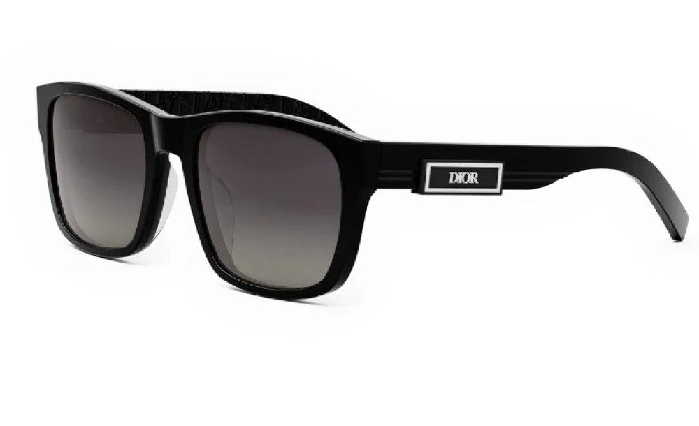Dior DIOR B23 S2F - 10P3 - 58 Napszemüvegek Fekete Szögletes