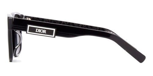 Dior DIORB23 S2F - 10A0 - 57 Napszemüvegek Fekete Szögletes