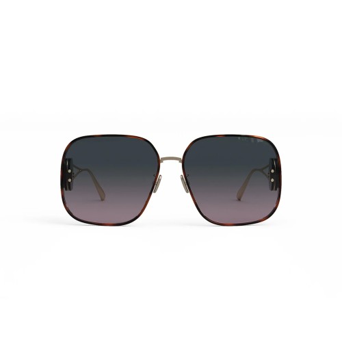 Dior DIORBOBBY S1U - B5AE A - 64 Napszemüvegek Havana, Fekete, Arany Szögletes