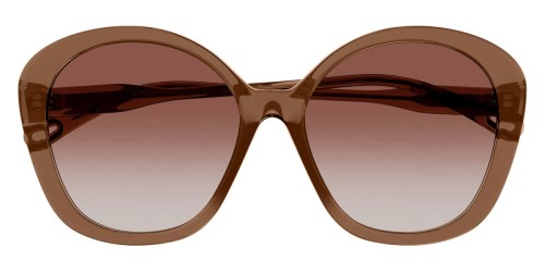 Chloé CH0081S - 002 - 55 Napszemüvegek Barna Kerek