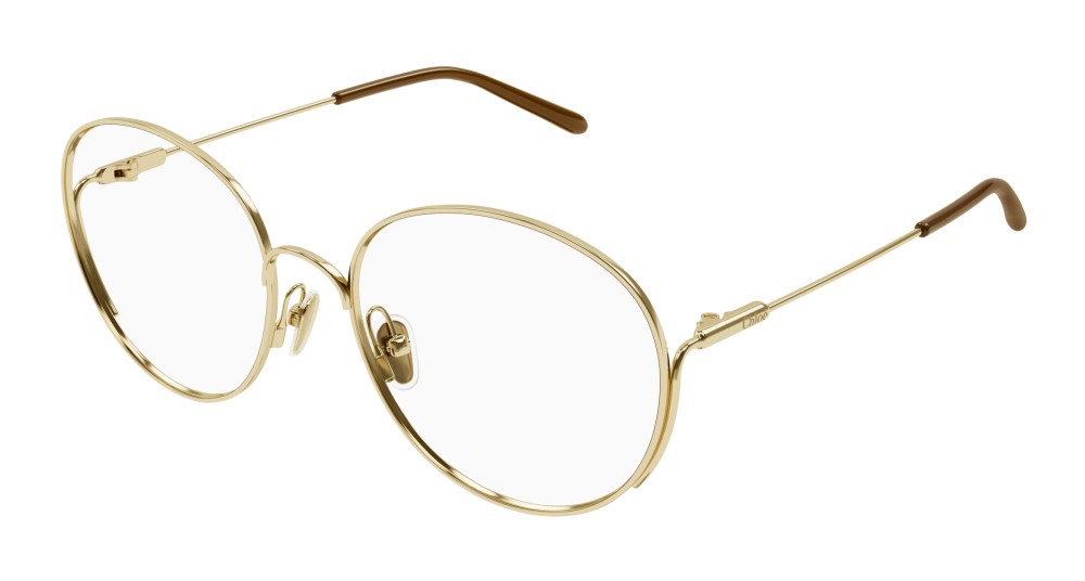 Chloé CH0209O - 001 - 53 Optikai keretek Arany,Barna Kerek
