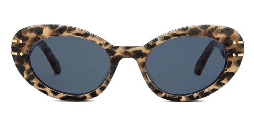 Dior DIORSIGNATURE B3U - 69B0 A - 51 Napszemüvegek Tiger Havana Gold Cat Eye (Macskaszem)