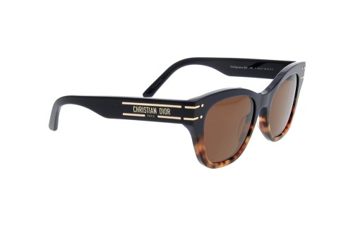 Dior DIORSIGNATURE B4I - 39F0 - 52 Napszemüvegek Kék és Havana Szögletes