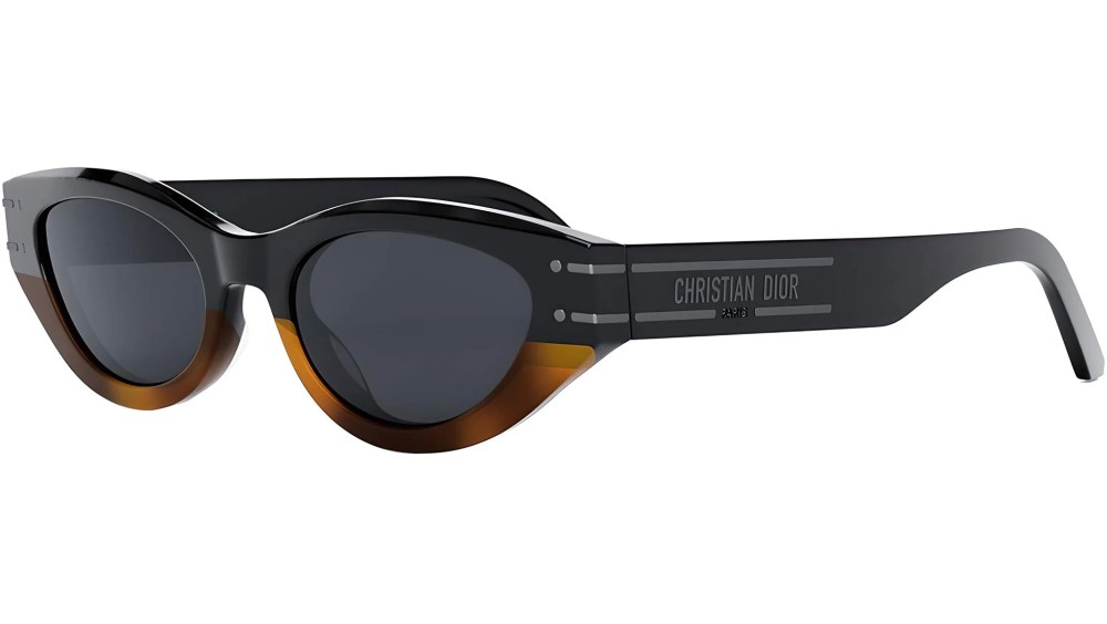 Dior DIORSIGNATURE B5I - 18A0 A - 51 Napszemüvegek Fekete, Havana Cat Eye (Macskaszem)