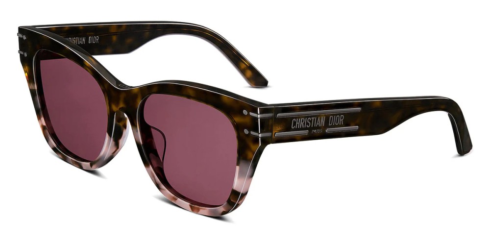 Dior DIORSIGNATURE B6F - 25D0 A - 55 Napszemüvegek Havana Pillow (Lekerekített)