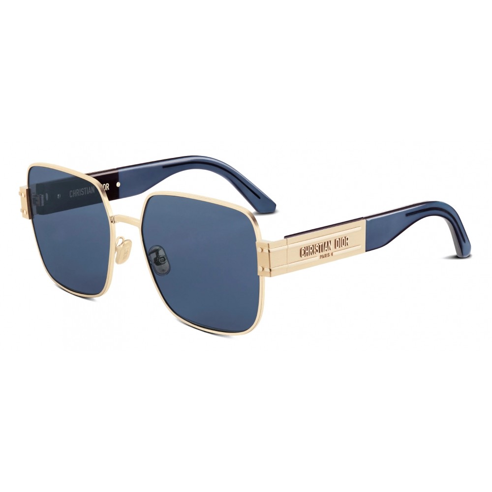 Dior DIORSIGNATURE S4U - B0B0 - 60 Napszemüvegek Arany,Kék Szögletes