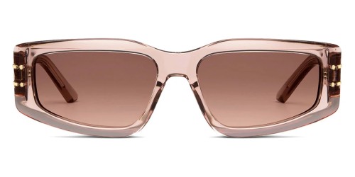 Dior DIORSIGNATURE S9U - 40F1 A - 56 Napszemüvegek Rózsaszín,Átlátszó Szögletes