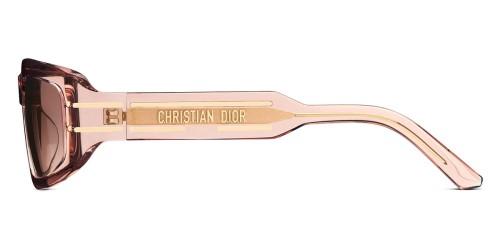 Dior DIORSIGNATURE S9U - 40F1 A - 56 Napszemüvegek Rózsaszín,Átlátszó Szögletes