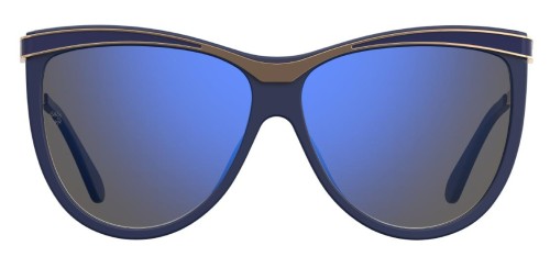 Elie Saab ES024/GS - PJP QQ - 61 Napszemüvegek Arany,Kék Pillow (Lekerekített)