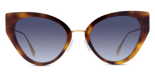 Fendi FE40014U - 53B - 54 Napszemüvegek Havana Cat Eye (Macskaszem)