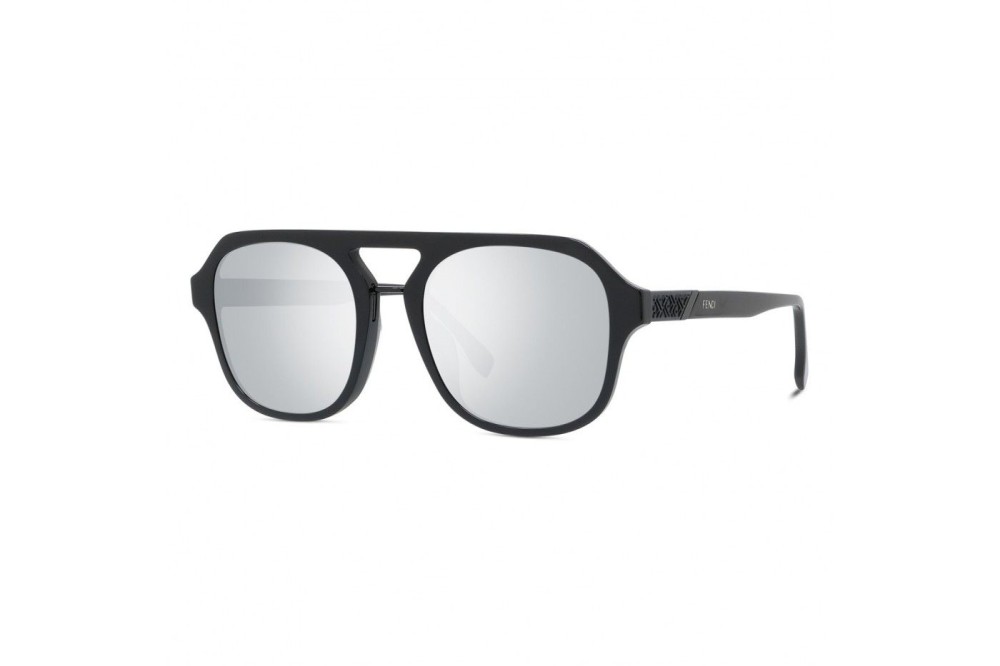 Fendi FE40026U - 01C - 55 Napszemüvegek Fekete Pilóta (Aviator)