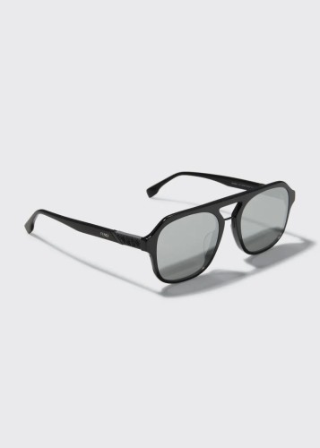 Fendi FE40026U - 01C - 55 Napszemüvegek Fekete Pilóta (Aviator)