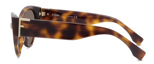 Fendi FE40035I - 53E - 55 Napszemüvegek Havanna Cat Eye (Macskaszem)