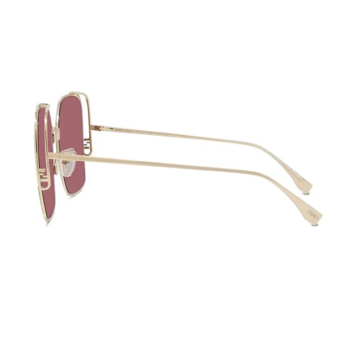 Fendi FE40038U - 10S - 59 Napszemüvegek Arany Cat Eye (Macskaszem)