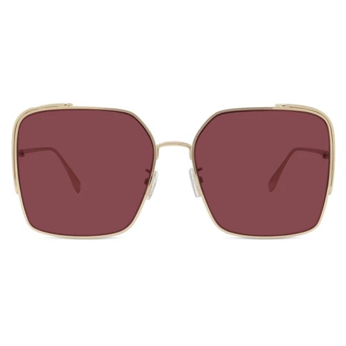 Fendi FE40038U - 10S - 59 Napszemüvegek Arany Cat Eye (Macskaszem)