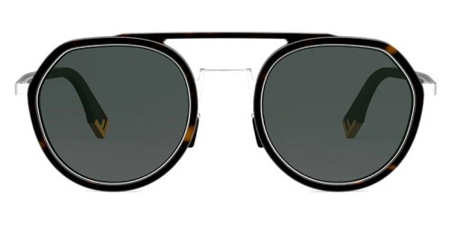 Fendi FE40040U - 52A - 51 Napszemüvegek Fekete Pilóta (Aviator)
