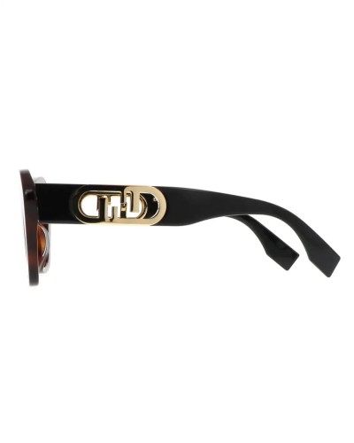Fendi FE40064I - 53A - 52 Napszemüvegek Havana, Fekete Cat Eye (Macskaszem)