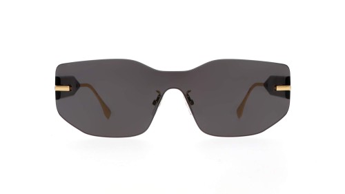 Fendi FE40066U - 30A - 140 Napszemüvegek Fekete,Arany Szögletes