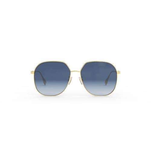 Fendi FE40069U - 30W - 59 Napszemüvegek Arany Kerek