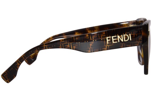 Fendi FE40070I - 55A - 54 Napszemüvegek Havana Cat Eye (Macskaszem)