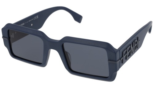 Fendi FE40073U - 90V - 52 Napszemüvegek Kék Szögletes