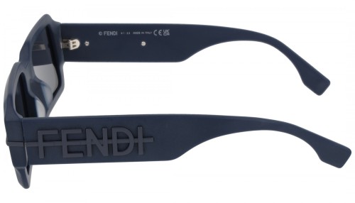 Fendi FE40073U - 90V - 52 Napszemüvegek Kék Szögletes
