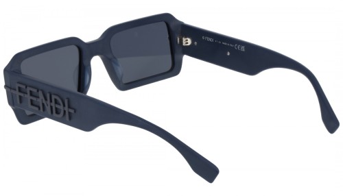 Fendi FE40073U - 90V - 52 Napszemüvegek Kék Szögletes