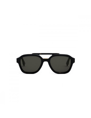 Fendi FE40076U - 01A - 52 Napszemüvegek Fekete, Dark Havanna Pilóta (Aviator)