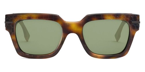 Fendi FE40078I - 52N - 51 Napszemüvegek Havana Szögletes