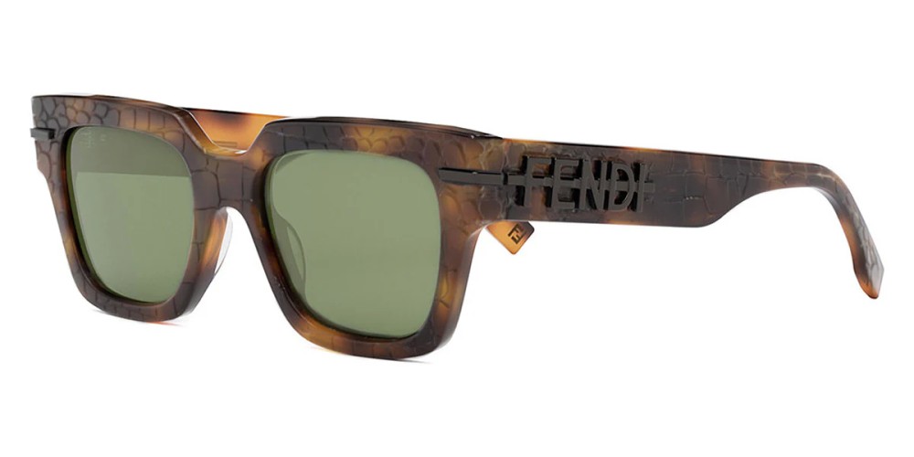Fendi FE40078I - 52N - 51 Napszemüvegek Havana Szögletes