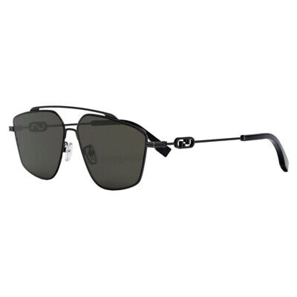Fendi FE40079U - 12A - 58 Napszemüvegek Fekete Pilóta (Aviator)