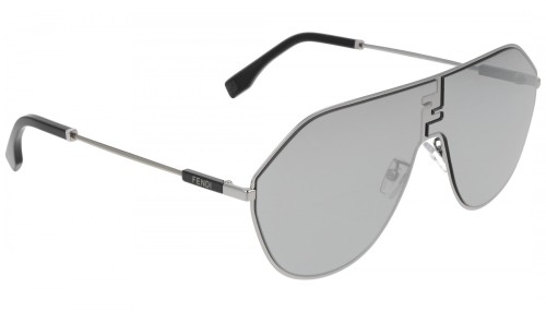 Fendi FE40080U - 12C - 65 Napszemüvegek Ezüst Pilóta (Aviator)