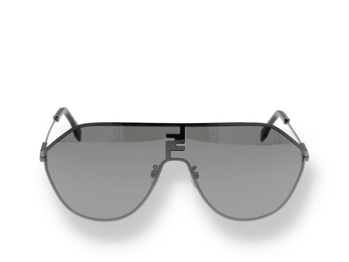 Fendi FE40080U - 12C - 65 Napszemüvegek Ezüst Pilóta (Aviator)
