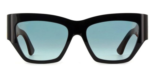 Cartier CT0435S - 003 - 55 Napszemüvegek Fekete,Zöld Pillow (Lekerekített)
