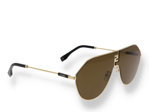Fendi FE40080U - 30E - 65 Napszemüvegek Arany Pilóta (Aviator)