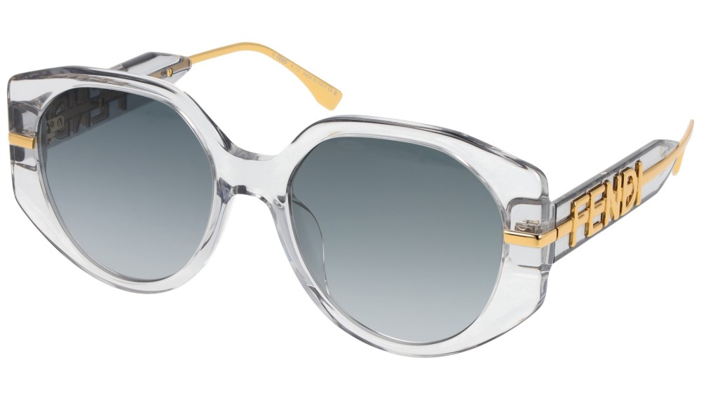 Fendi FE40083U - 20W - 54 Napszemüvegek Átlátszó,Arany Kerek