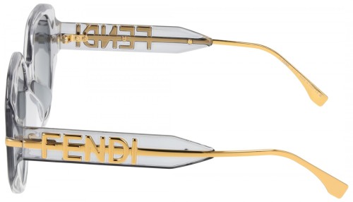 Fendi FE40083U - 20W - 54 Napszemüvegek Átlátszó,Arany Kerek